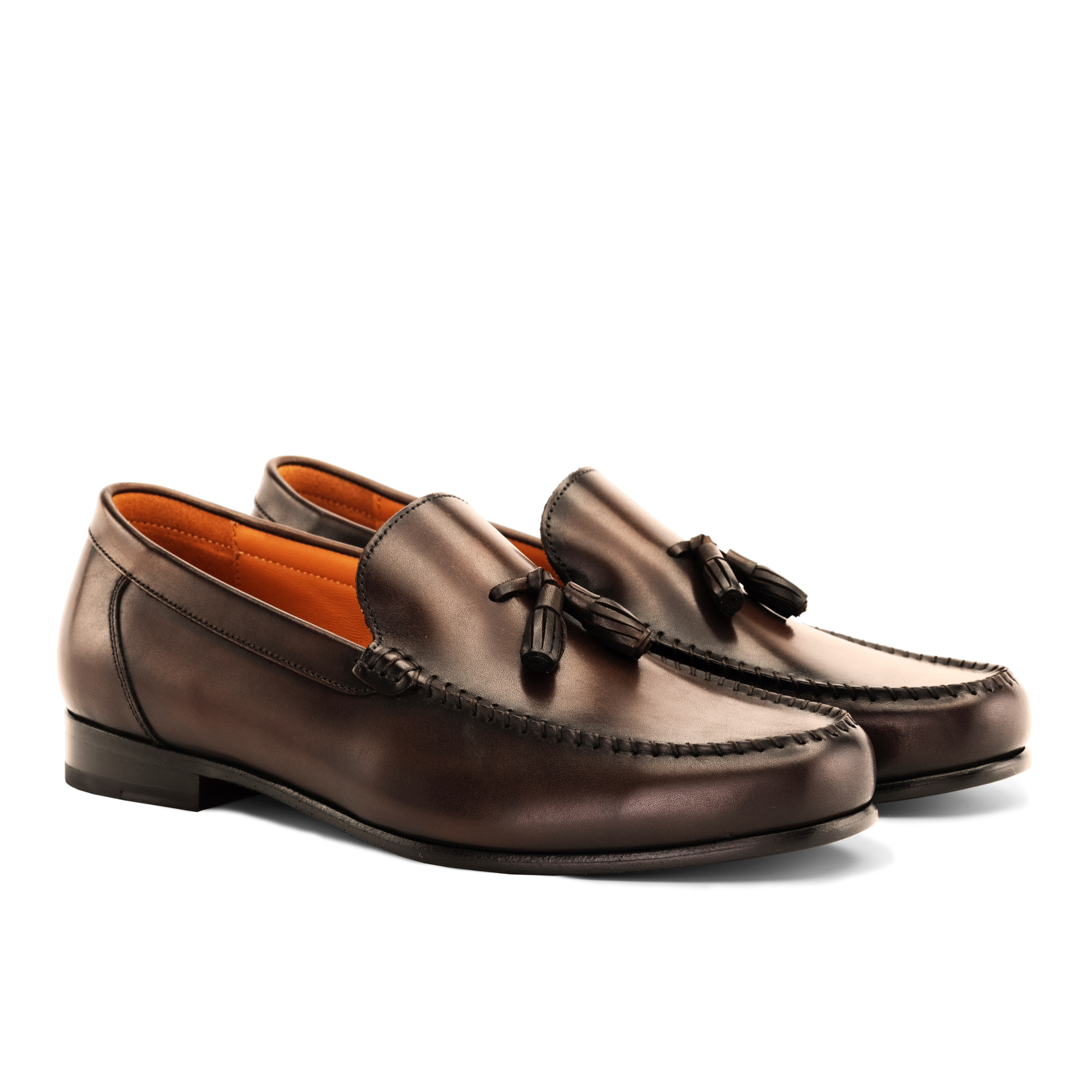 BRown NATURAL LEATHER LOAFERS