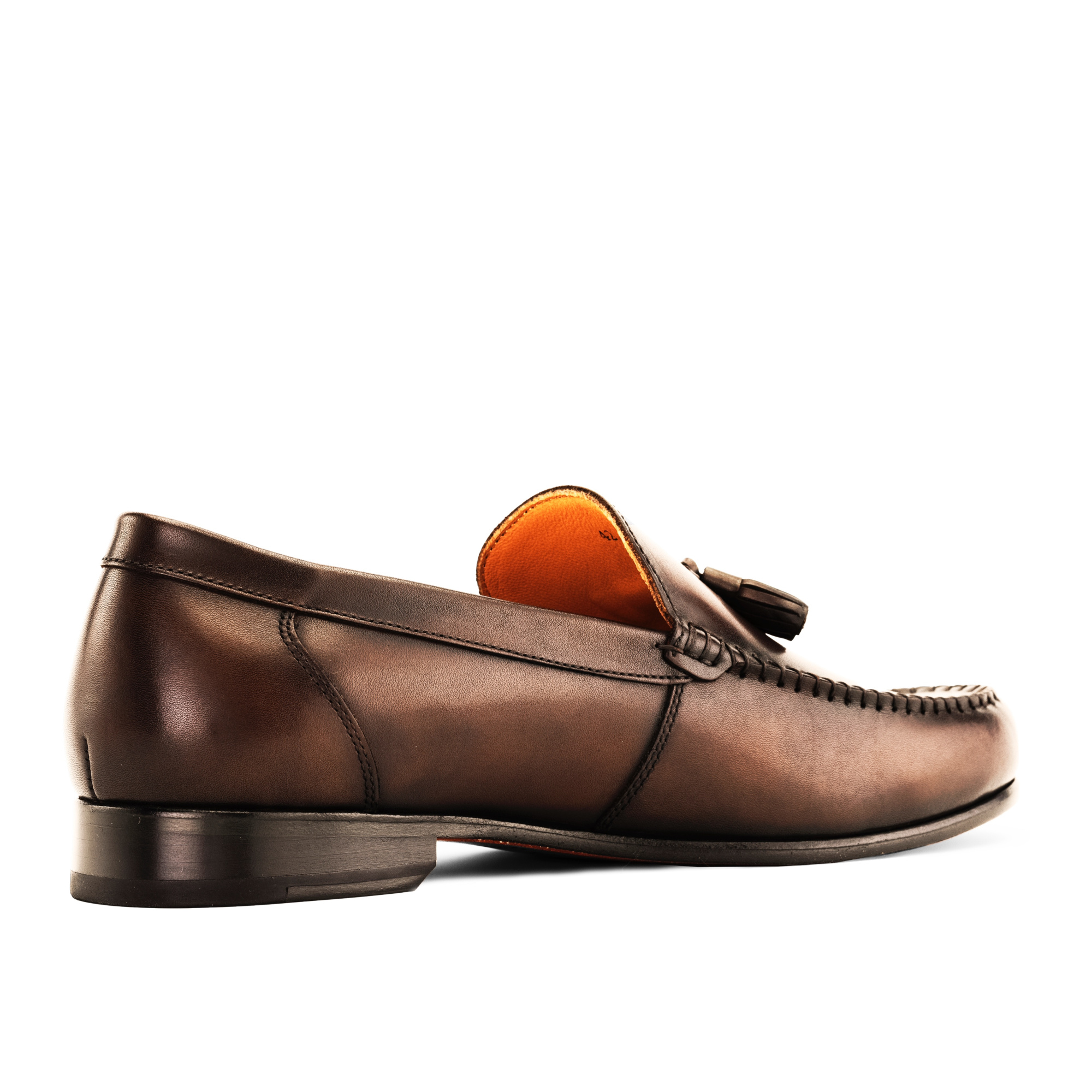 BRown NATURAL LEATHER LOAFERS