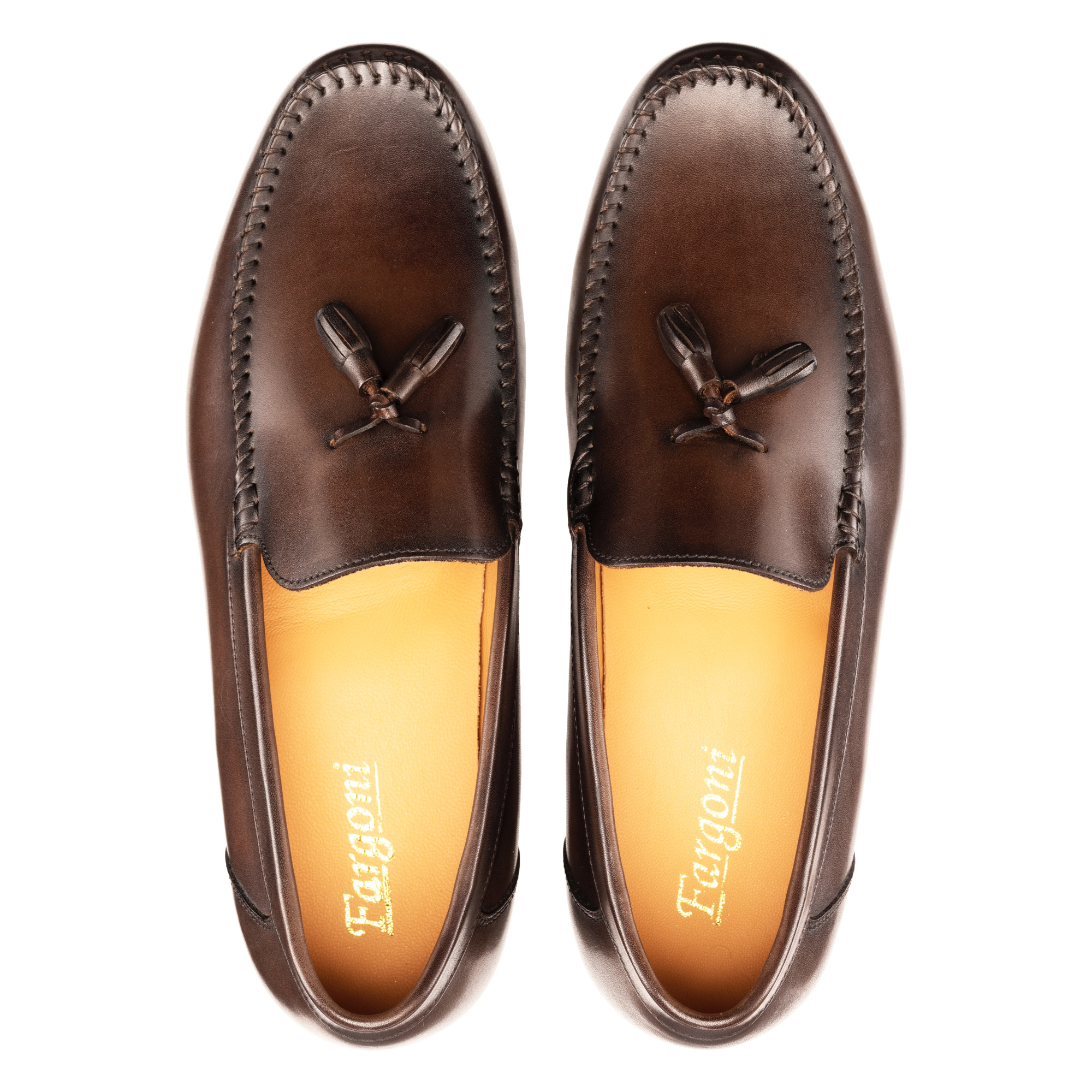 BRown NATURAL LEATHER LOAFERS